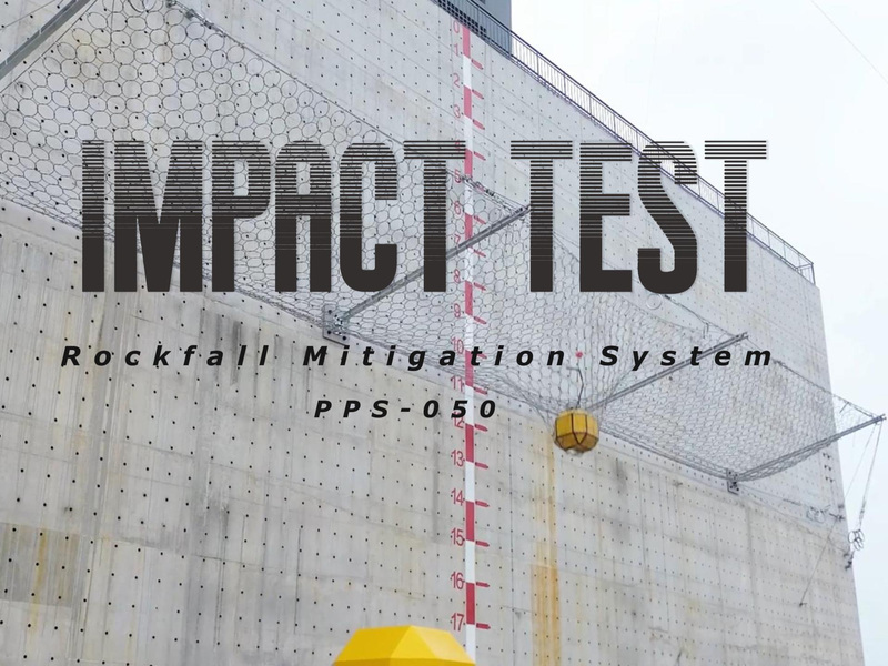 Rockfall Mitigation System Impact Test/PPS-050