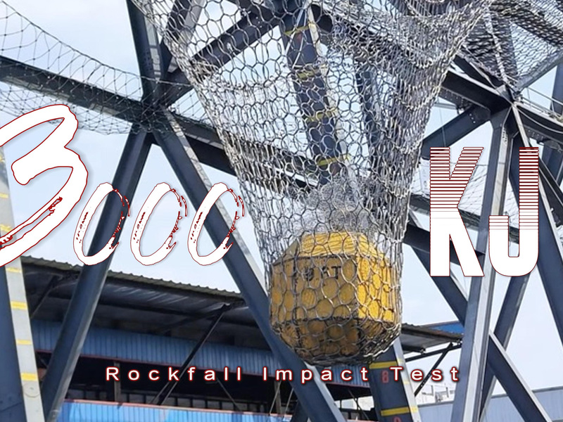 3,000KJ Rockfall Impact Test 